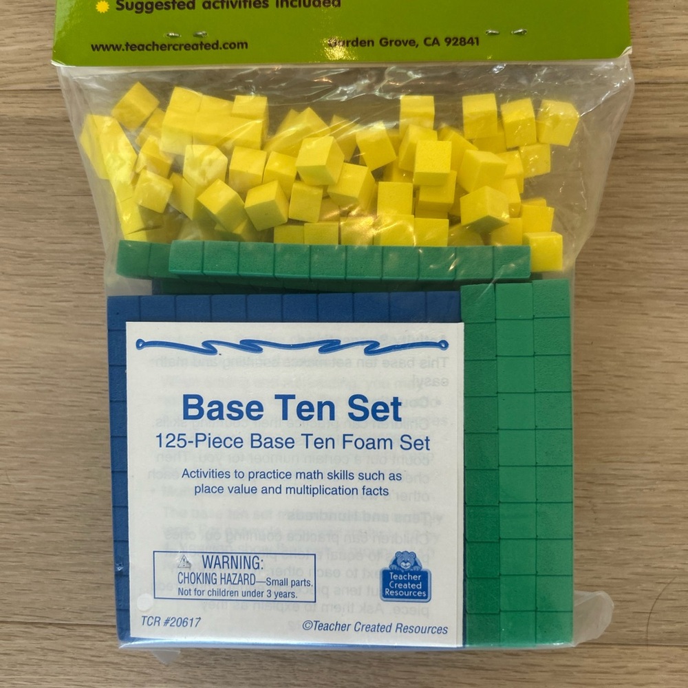 Back to School - Base Ten Set - Math - Picture 2 of 4
